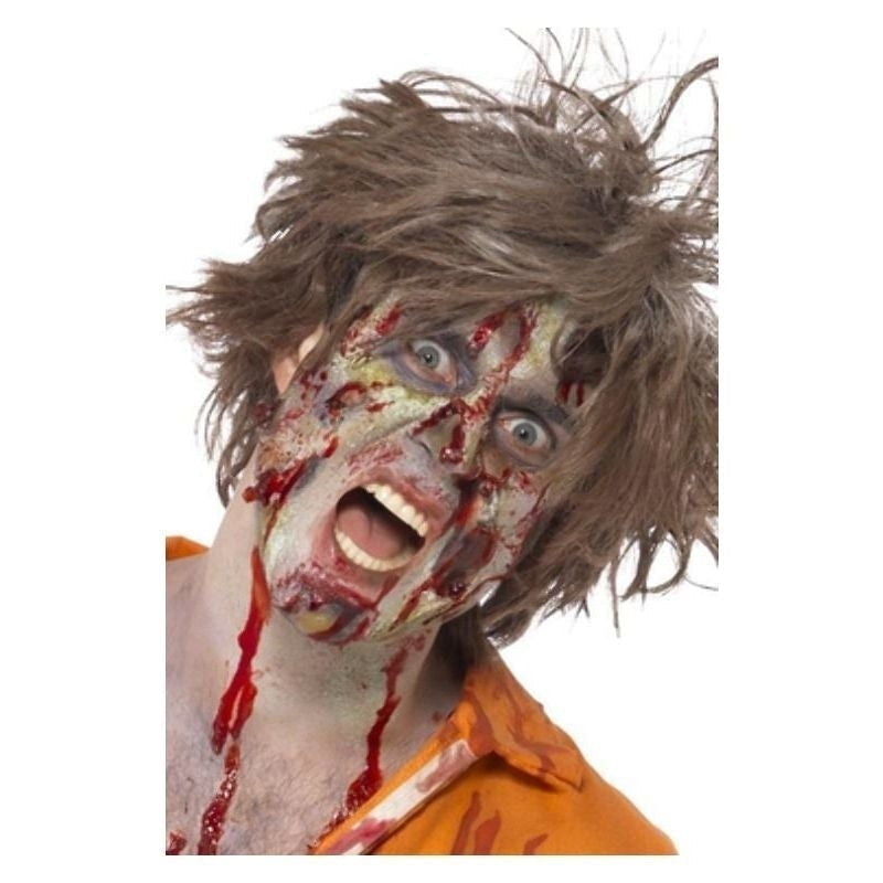 Complete Zombie Kit Facepaint Blood Liquid Latex Horror Flesh Crayon and Sponge 2