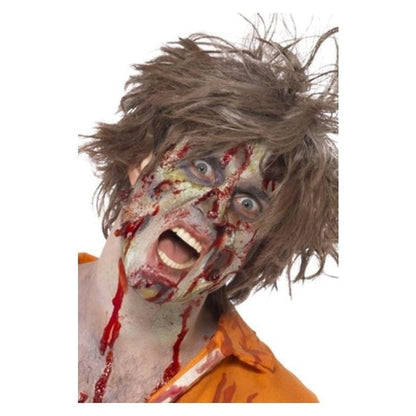 Complete Zombie Kit Facepaint Blood Liquid Latex Horror Flesh Crayon and Sponge 2