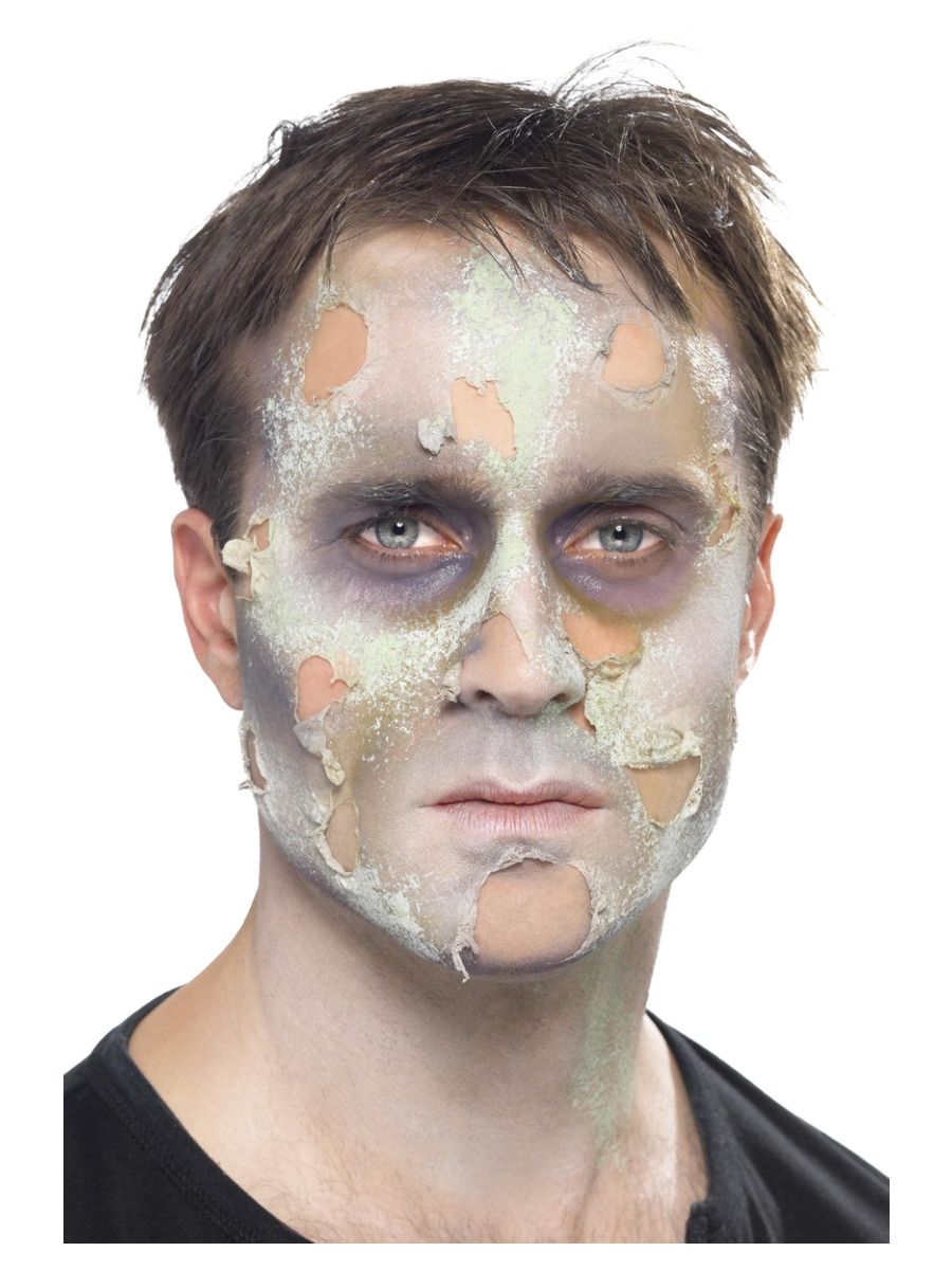 Complete Zombie Kit Facepaint Blood Liquid Latex Horror Flesh Crayon and Sponge 6