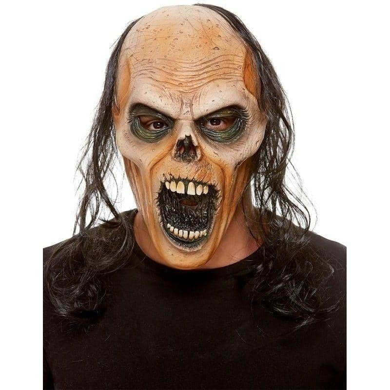 Zombie Latex Mask Adult Brown Latex 1