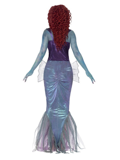 Zombie Mermaid Costume Adult Purple 3