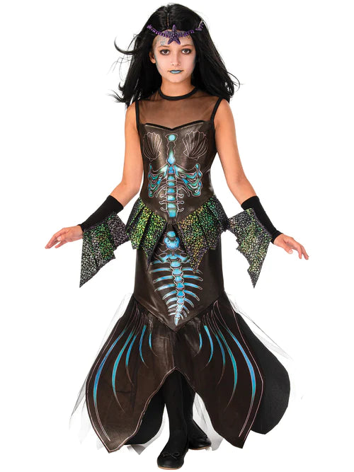 Zombie Mermaid Costume for Kids_1