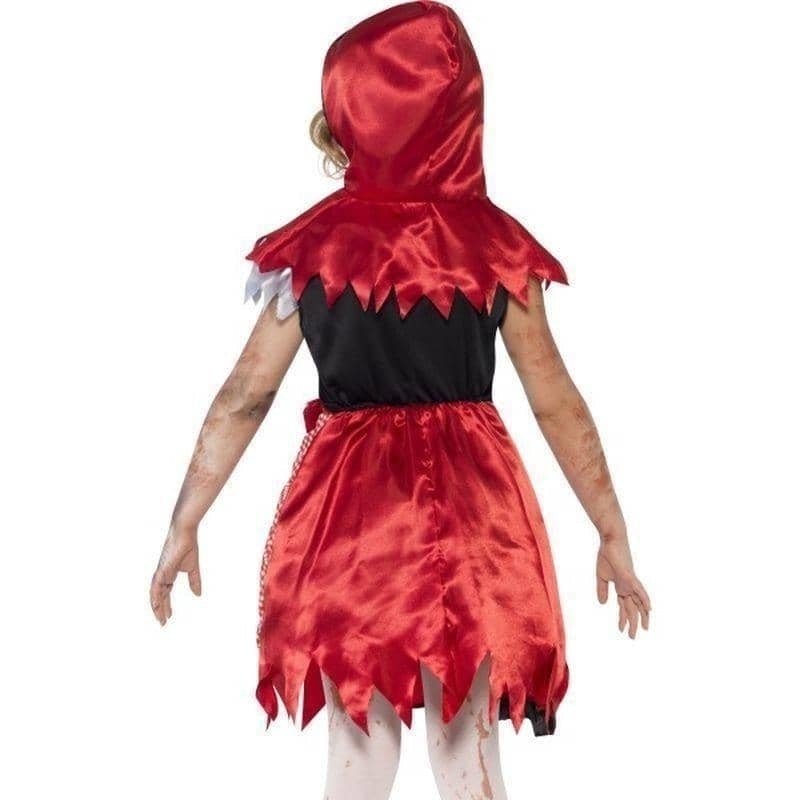 Zombie Miss Hood Costume Kids Red_3