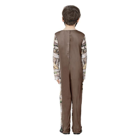 Zombie Mummy Costume Child Brown Green 2