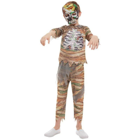 Zombie Mummy Costume Child Cream 1