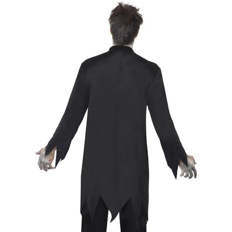 Zombie Priest Costume Adult Black White_2