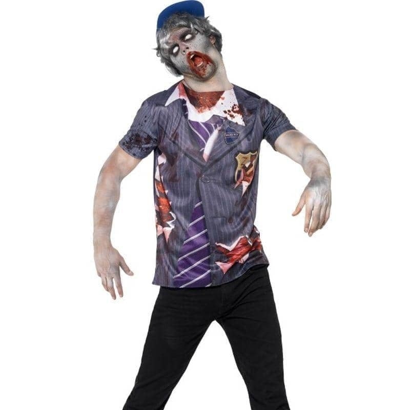 Zombie School Boy Adult Blue 1