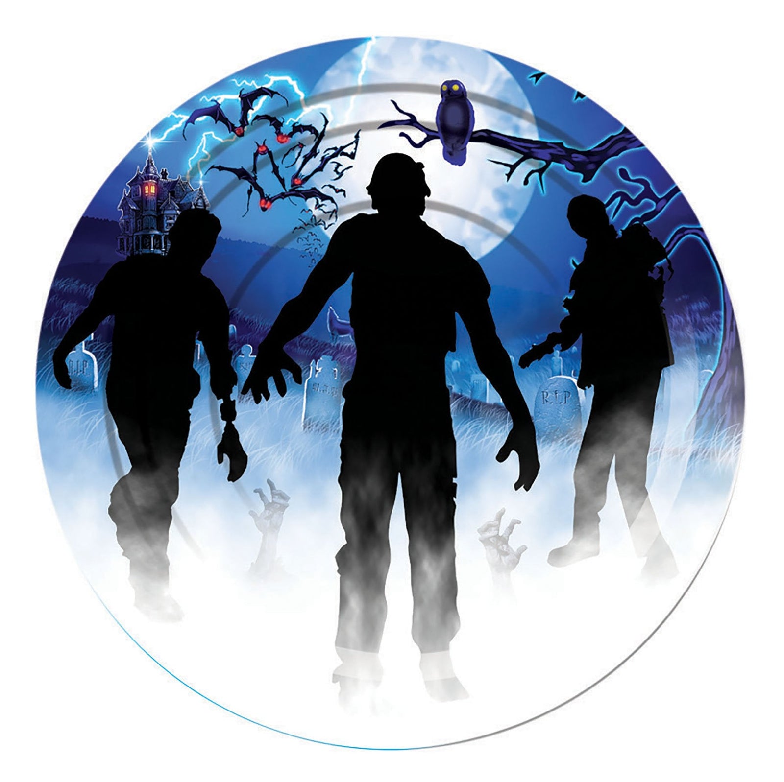 Zombie Small Plate 8pc Party Goods 1