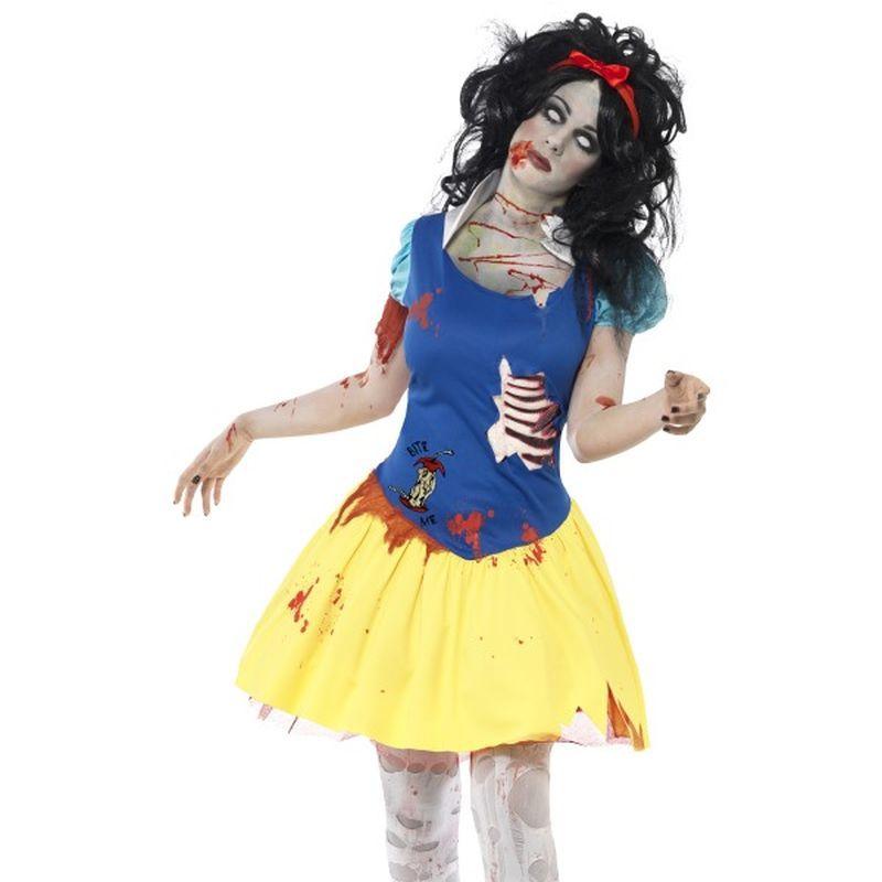 Zombie Snow Fright Costume Adult Blue Yellow 1