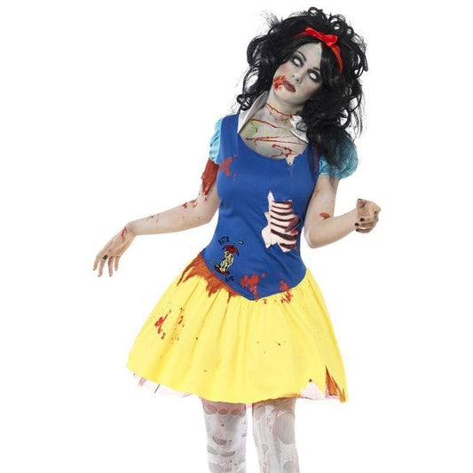 Zombie Snow Fright Costume Adult Blue Yellow 1