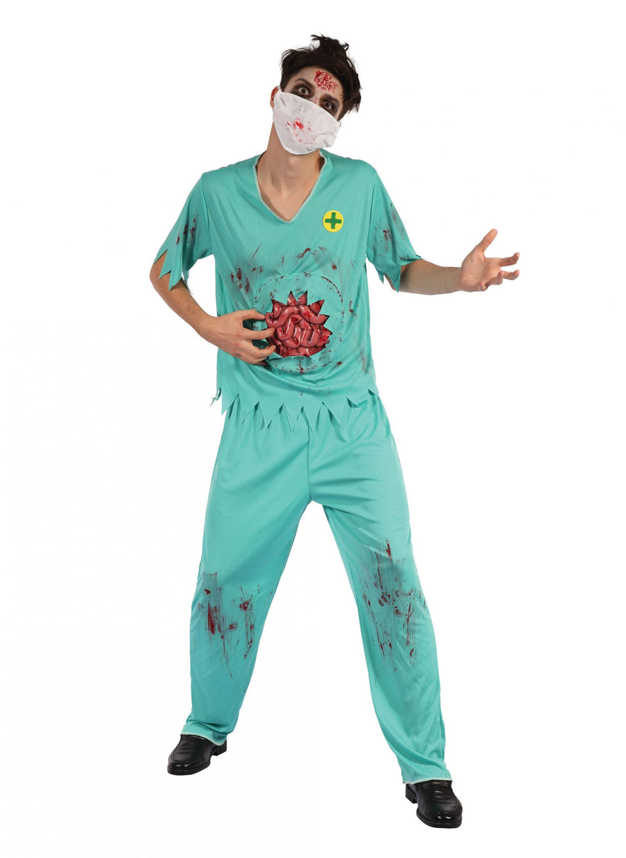 Zombie Surgeon Man Adult Costume Male_1