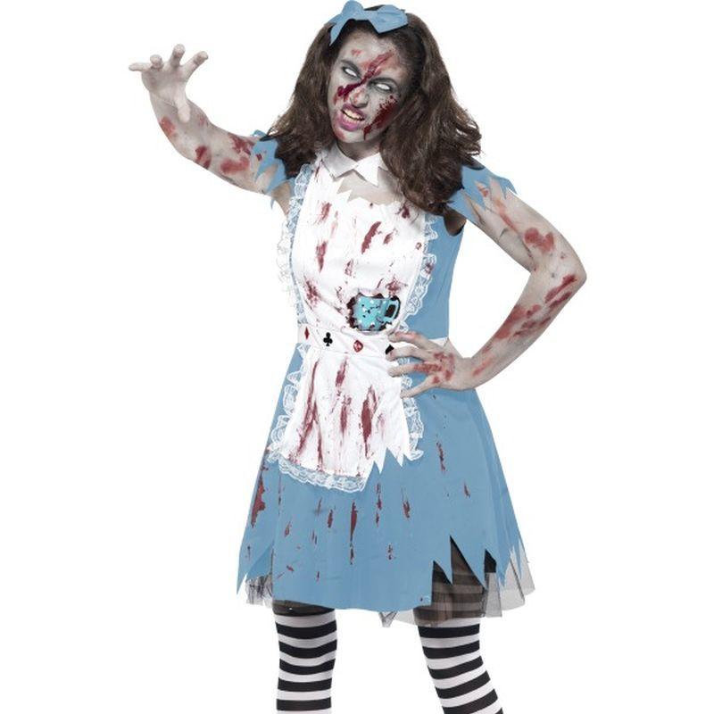 Zombie Tea Party Costume Kids Blue 1