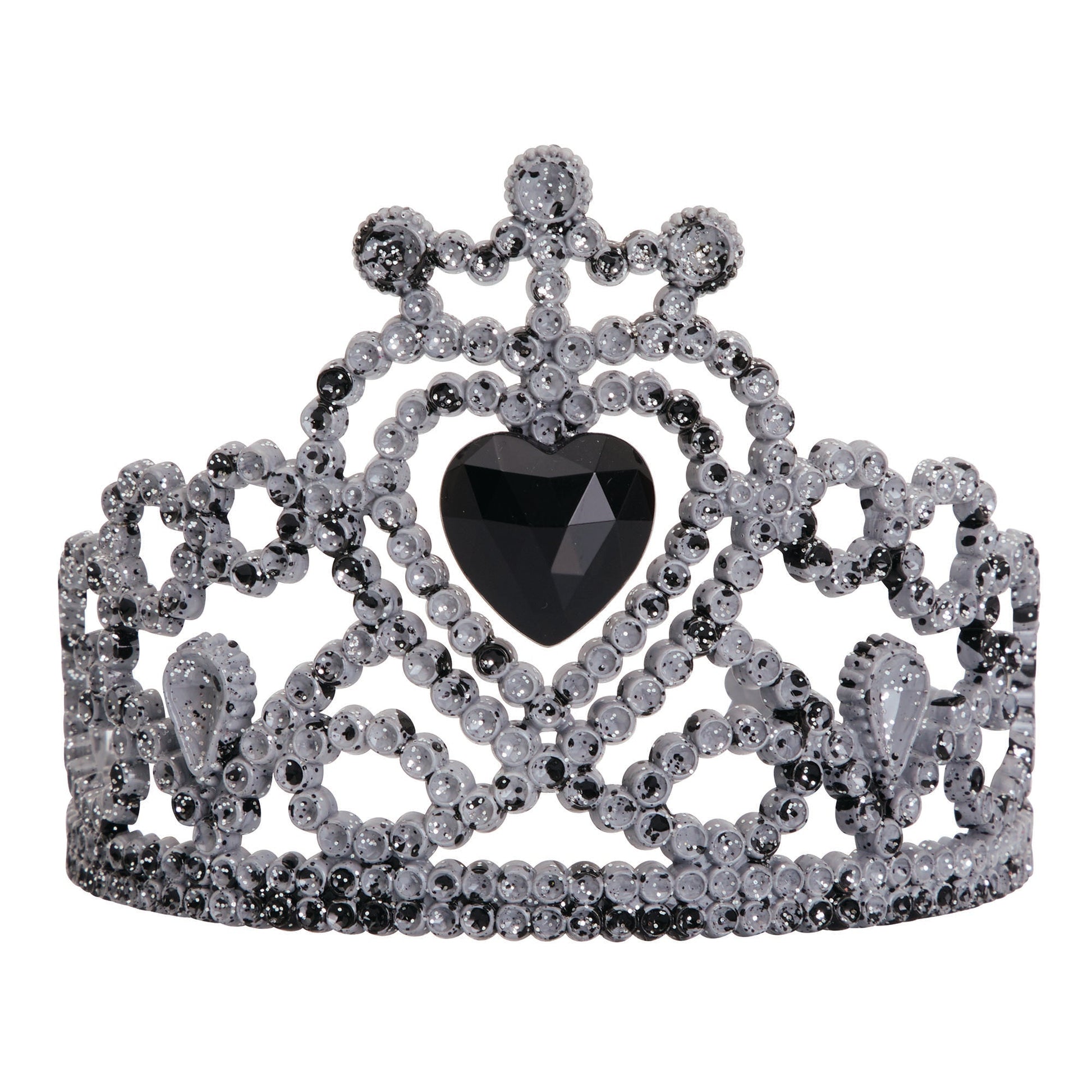 Zombie Tiara With Black Heart Stone 1