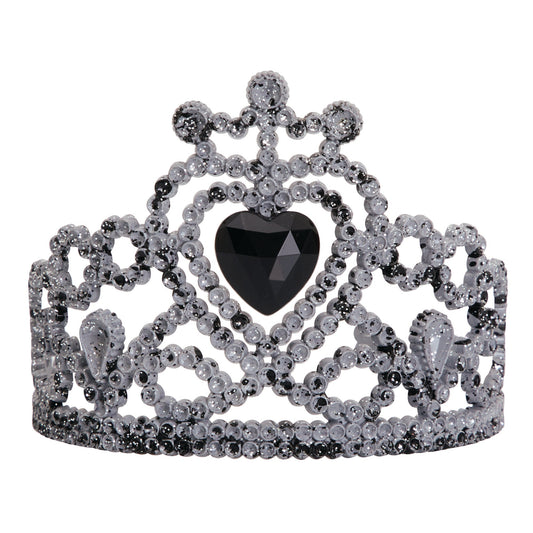 Zombie Tiara With Black Heart Stone 1