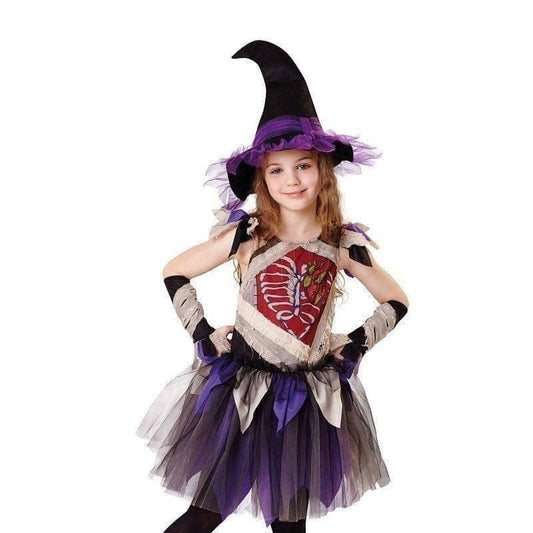 Zombie Witch Girls Costume 1