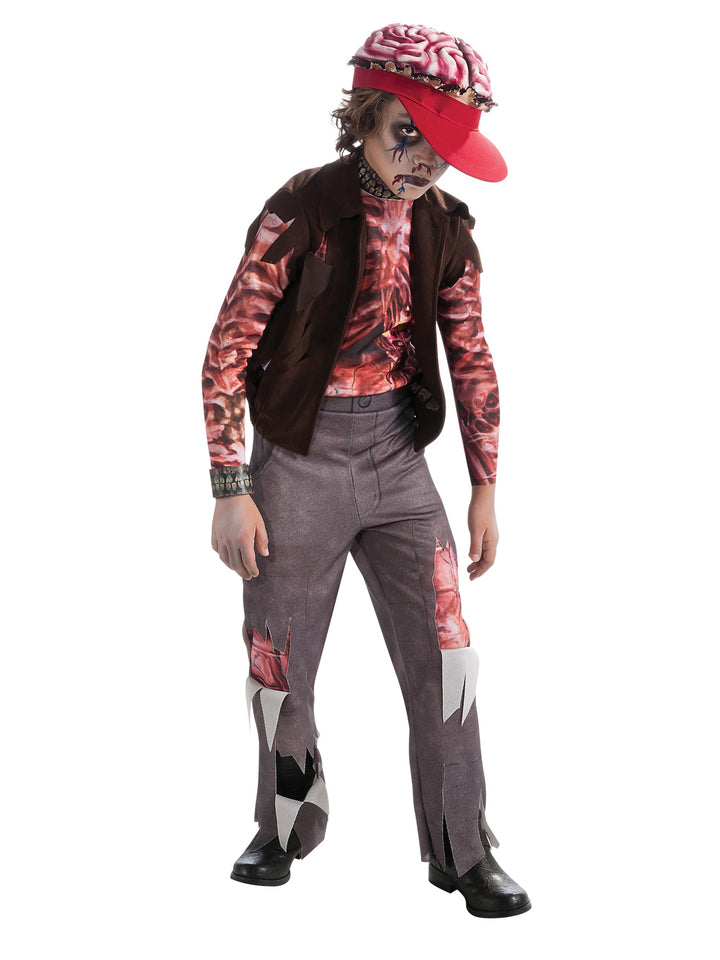 Zomboy Childrens Costume Zombie Punk Rocker