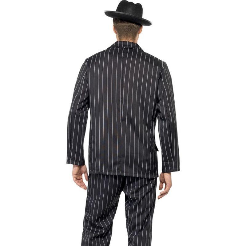 Zoot Suit Costume Adult Black White Pinstripe Gangster 2