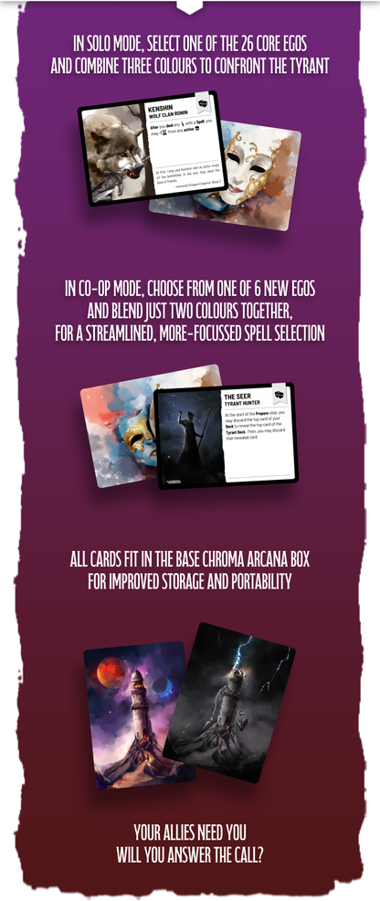 Tyrant Hunt Chroma Arcana Board Game Expansion