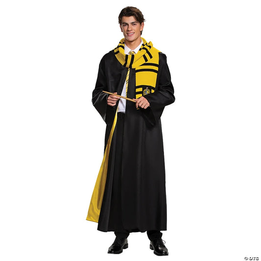 Harry Potter Hufflepuff Deluxe Robe for Adults