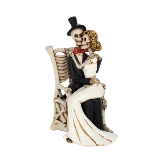 For Better Worse Gothic Sugar Skull Bride Groom Figurine Wedding Ornament Better 25cm 1