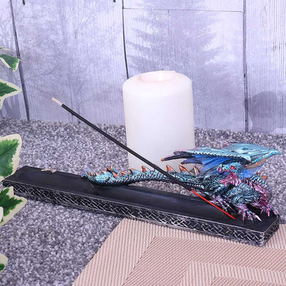 Fantasy Incense Guardian Dragon Stick Holder 28cm 7