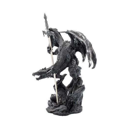 Gothic Black Dragon Sword Letter Opener Figurine 22.5cm 2