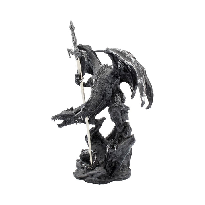 Gothic Black Dragon Sword Letter Opener Figurine 22.5cm 2