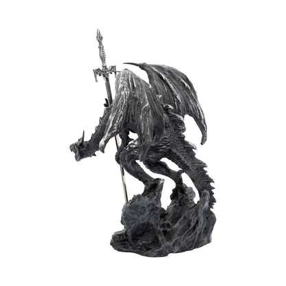 Gothic Black Dragon Sword Letter Opener Figurine 22.5cm 3
