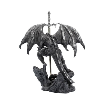 Gothic Black Dragon Sword Letter Opener Figurine 22.5cm 4