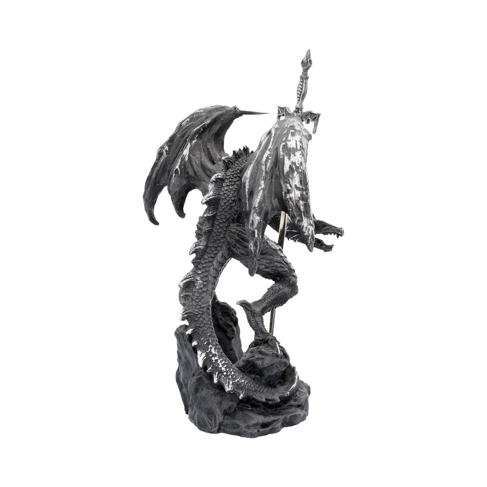 Gothic Black Dragon Sword Letter Opener Figurine 22.5cm 5