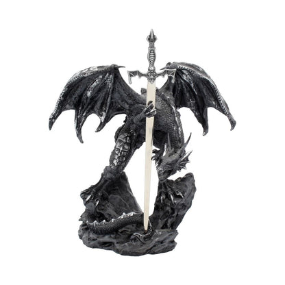 Gothic Black Dragon Sword Letter Opener Figurine 22.5cm 1