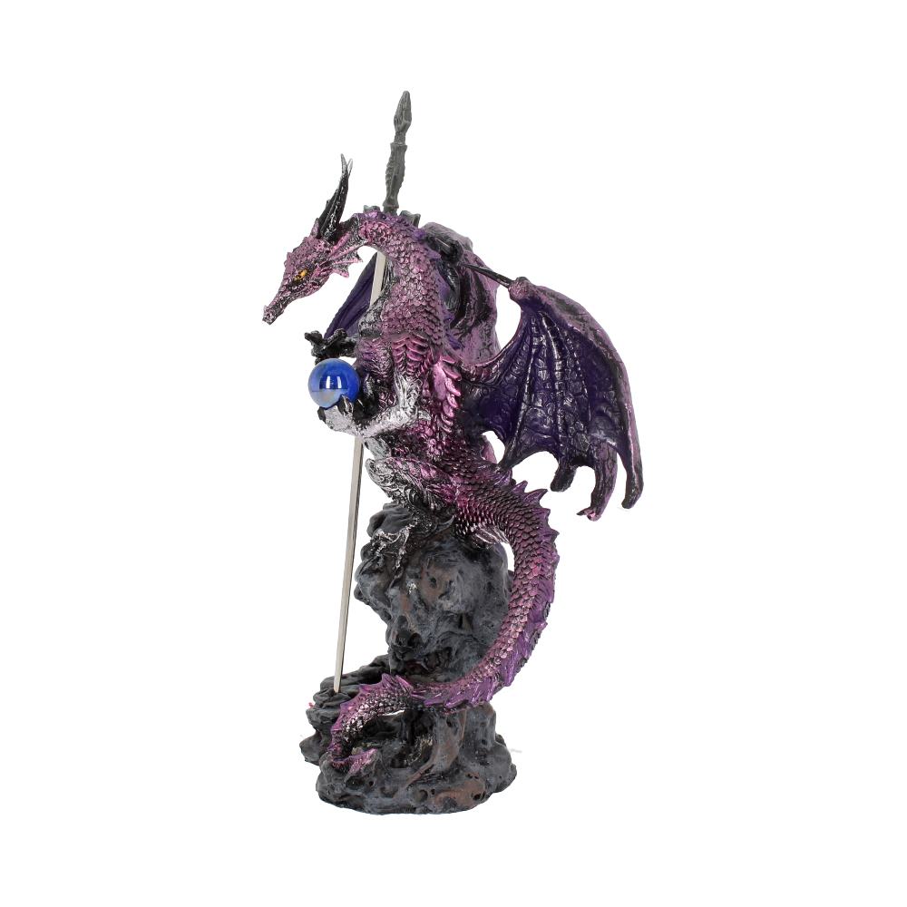 Purple Dragon Blade Sword Gothic Fantasy Letter Opener 22.5cm 2