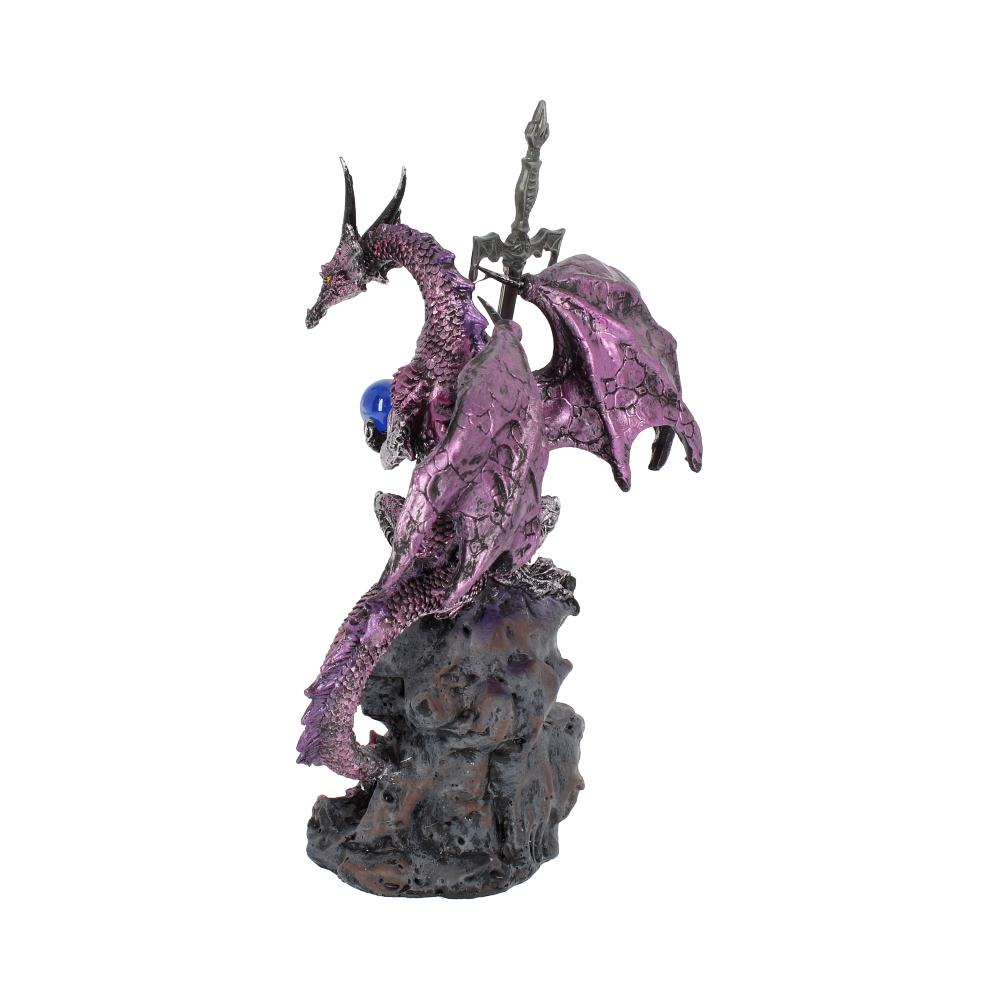 Purple Dragon Blade Sword Gothic Fantasy Letter Opener 22.5cm 3