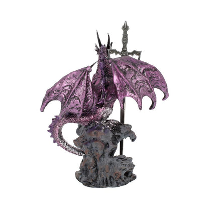 Purple Dragon Blade Sword Gothic Fantasy Letter Opener 22.5cm 4