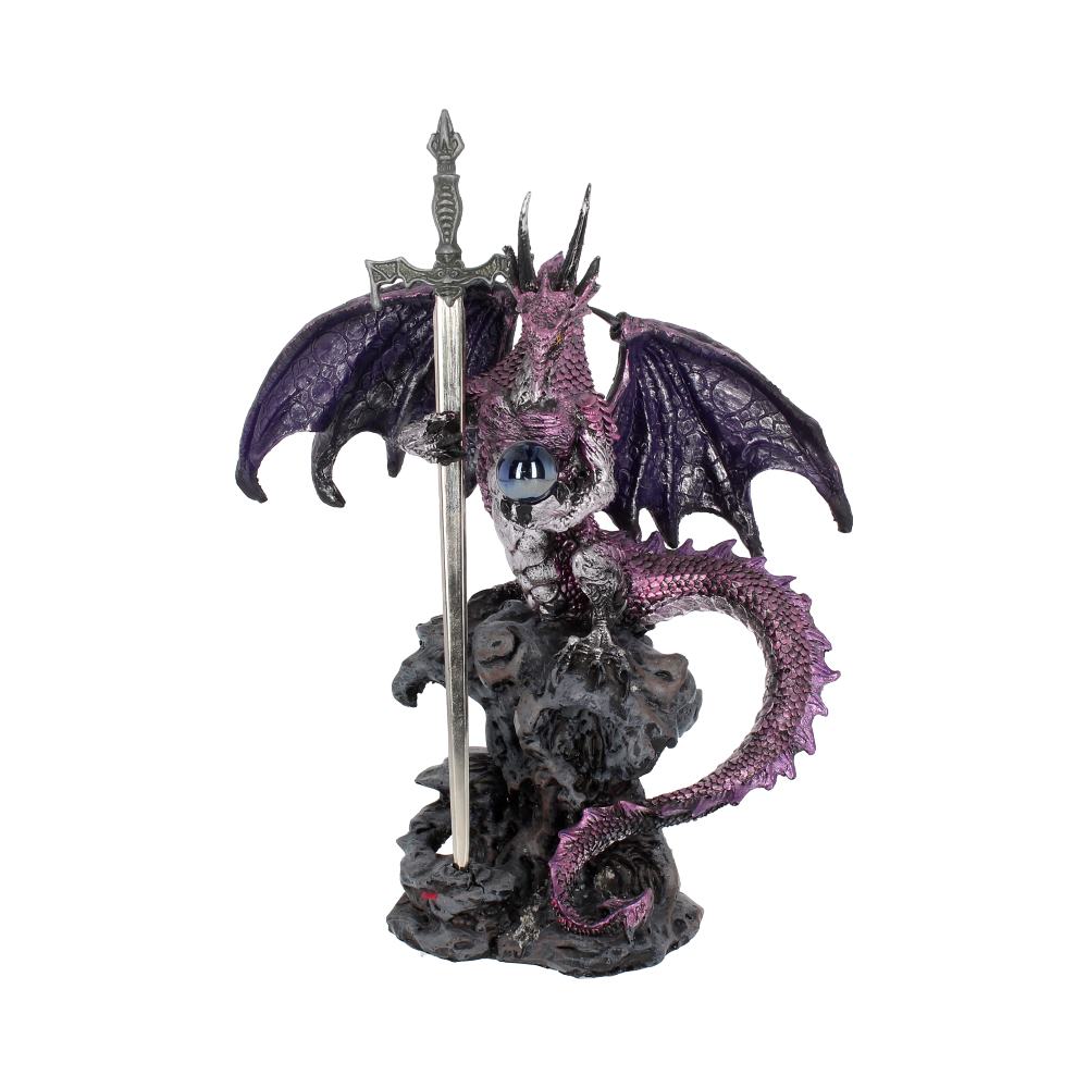 Purple Dragon Blade Sword Gothic Fantasy Letter Opener 22.5cm 1