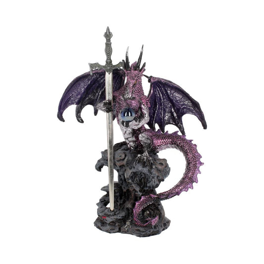 Purple Dragon Blade Sword Gothic Fantasy Letter Opener 22.5cm 1
