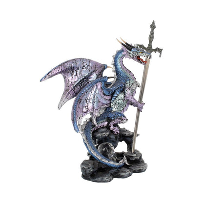 Lilac Purple Sword of the Dragon Gothic Fantasy Letter Opener 22cm 6