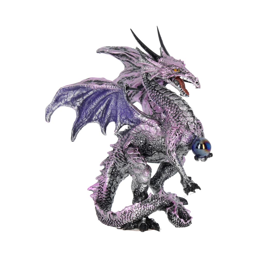 Purple Dragon Protector Fantasy Figurine 14.5cm 1