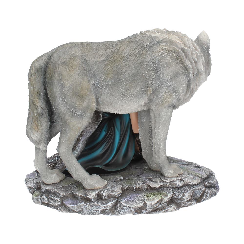 Protector Wolf Figurine by Anne Stokes Limited Edition Fantasy Ornament 25cm 4