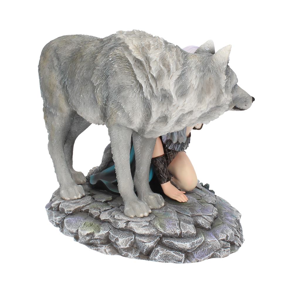 Protector Wolf Figurine by Anne Stokes Limited Edition Fantasy Ornament 25cm 5
