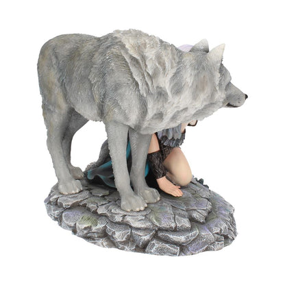 Protector Wolf Figurine by Anne Stokes Limited Edition Fantasy Ornament 25cm 5