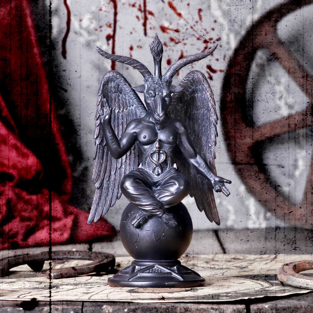 Baphomet Antiquity Occult Mystical Figurine Gothic Ornament 25cm 7