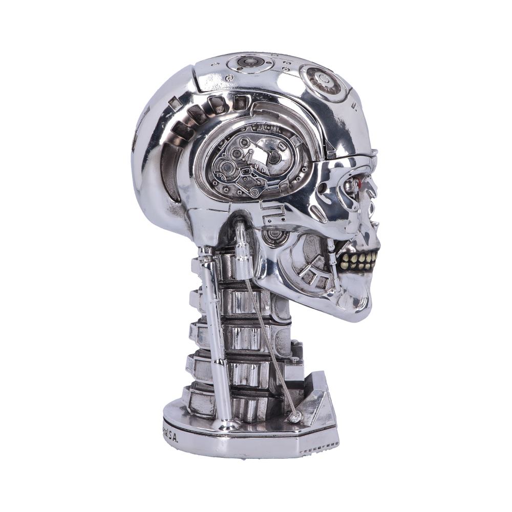 T800 Terminator 2 Judgement Day T2 Head Box Movie Merchandise 21cm Statue 3