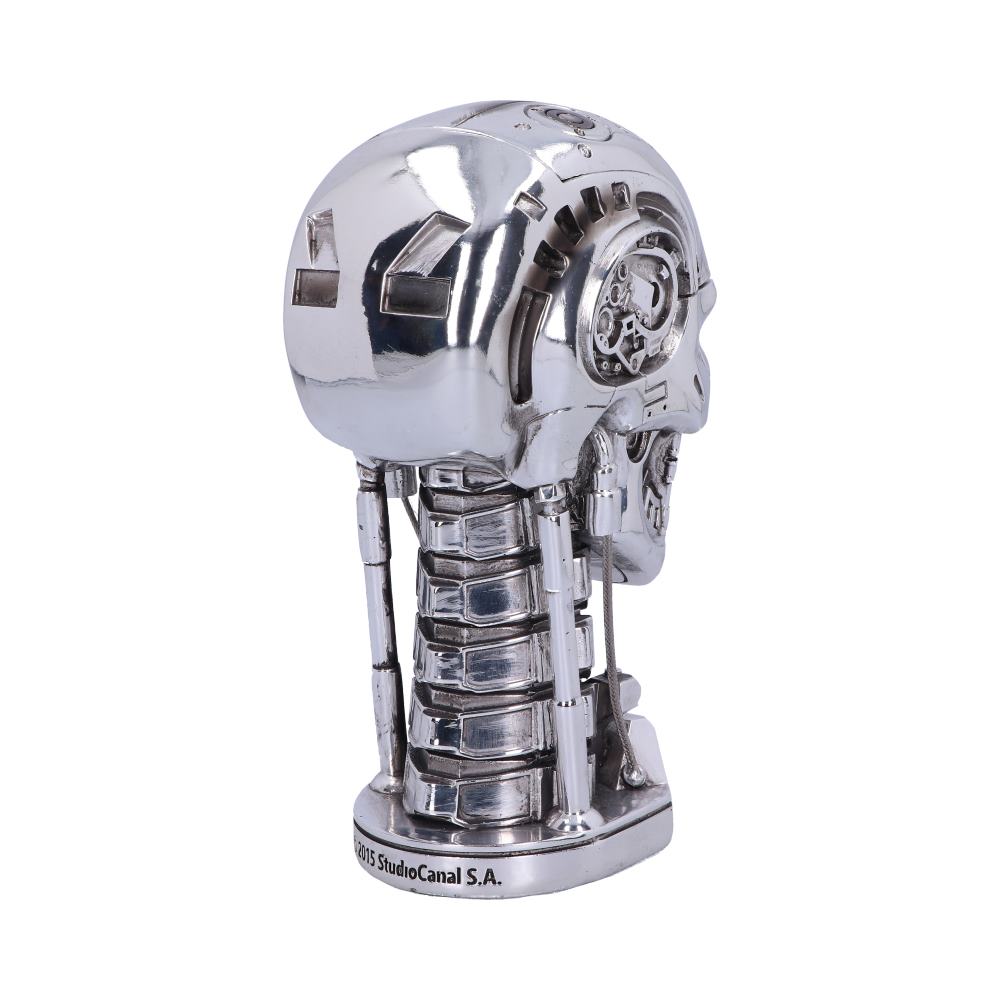 T800 Terminator 2 Judgement Day T2 Head Box Movie Merchandise 21cm Statue 4