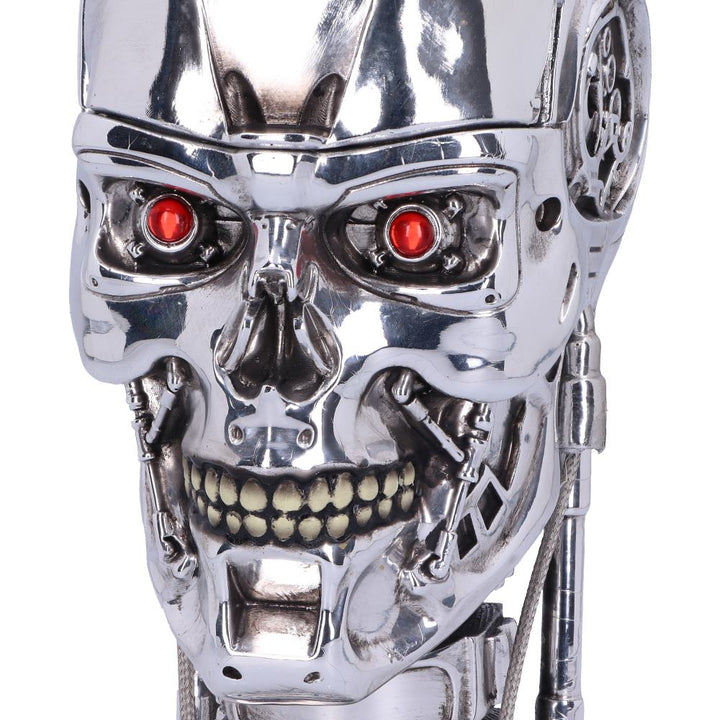 T800 Terminator 2 Judgement Day T2 Head Box Movie Merchandise 21cm Statue