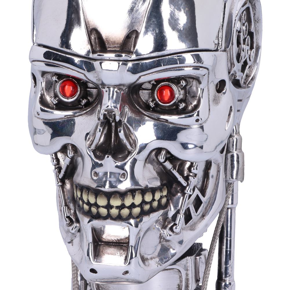 T800 Terminator 2 Judgement Day T2 Head Box Movie Merchandise 21cm Statue 5