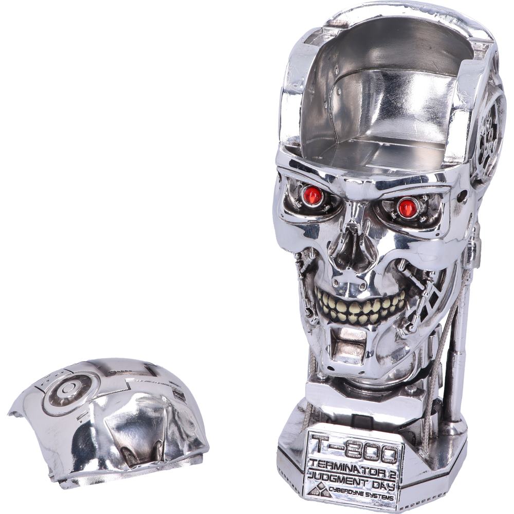 T800 Terminator 2 Judgement Day T2 Head Box Movie Merchandise 21cm Statue