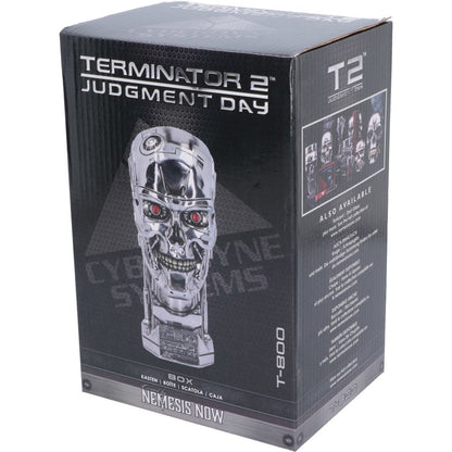 T800 Terminator 2 Judgement Day T2 Head Box Movie Merchandise 21cm Statue 6