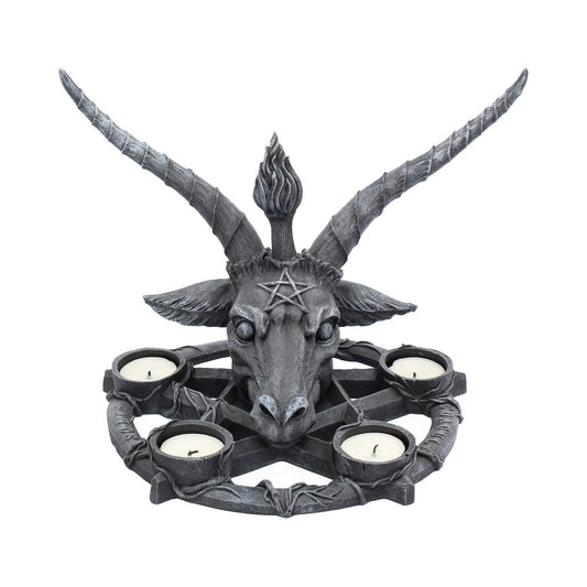 Baphomet Sabbatic Goat Diety Candle Holder 27.5cm 1