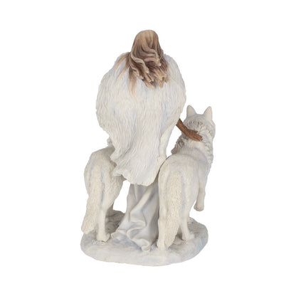 Winter Guardians Wolf Companion Figurine 23cm by Anne Stokes 5